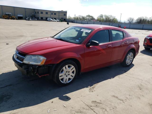DODGE AVENGER SE 2013 with VIN 1C3CDZAB7DN618015 - Photo from auction