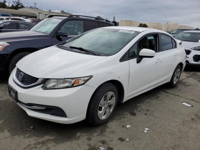 HONDA CIVIC LX 2014 with VIN 19XFB2F5XEE204970 - Photo from auction