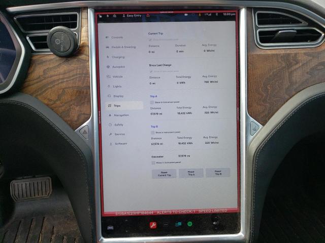 Photo 9 from auction – 2017 TESLA MODEL S with VIN 5YJSA1E23HF184644