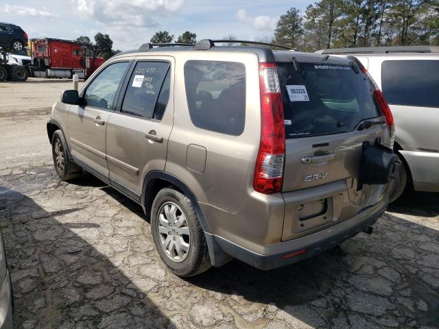 Photo 2 from auction – 2005 HONDA CR-V SE with VIN JHLRD78965C053981