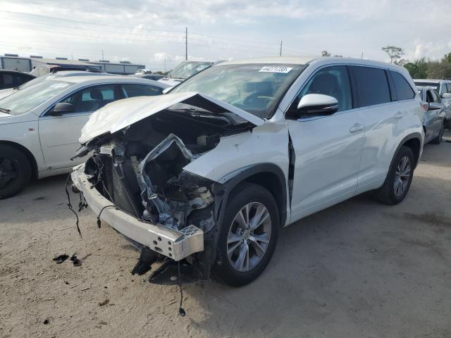 TOYOTA HIGHLANDER 2015 with VIN 5TDZKRFH1FS042279 - Photo from auction