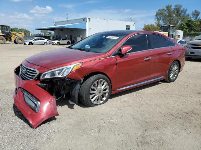 HYUNDAI SONATA SPO 2015 with VIN 5NPE34AF6FH096963 - Photo from auction