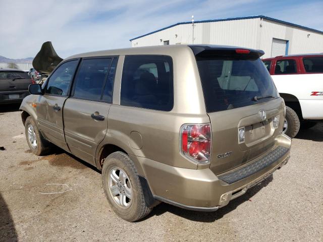 Photo 2 from auction – 2007 HONDA PILOT LX with VIN 2HKYF18137H536460