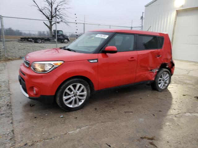 KIA SOUL + 2018 with VIN KNDJP3A50J7517318 - Photo from auction