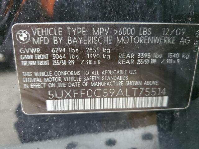 Photo 14 from auction – 2010 BMW X5 XDRIVE3 with VIN 5UXFF0C59ALT75514