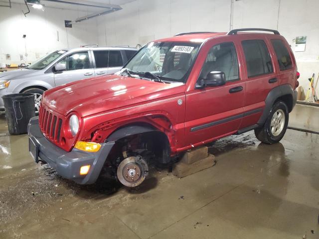 Photo 1 from auction – 2007 JEEP LIBERTY SP with VIN 1J4GL48K87W694800