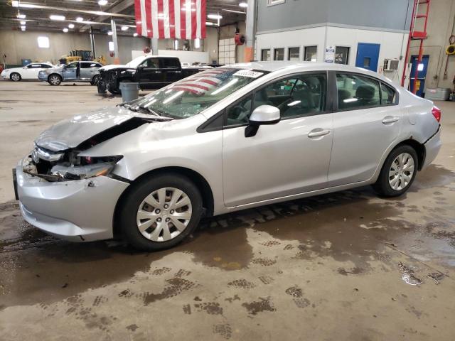 HONDA CIVIC LX 2012 with VIN 19XFB2F50CE009215 - Photo from auction