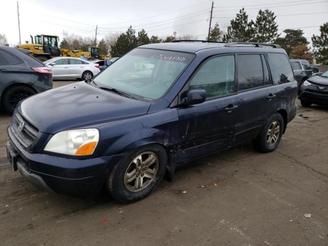 Photo 1 from auction – 2004 HONDA PILOT EXL with VIN 2HKYF18534H510407