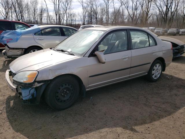 HONDA CIVIC EX 2001 with VIN 1HGES26701L060992 - Photo from auction