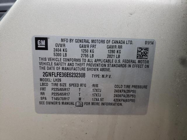 Photo 14 from auction – 2014 CHEVROLET EQUINOX LT with VIN 2GNFLFE36E6232308