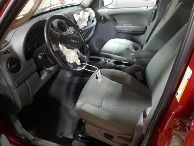Photo 7 from auction – 2007 JEEP LIBERTY SP with VIN 1J4GL48K87W694800