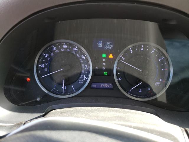 Photo 9 from auction – 2012 LEXUS IS 250 with VIN JTHCF5C22C5055240