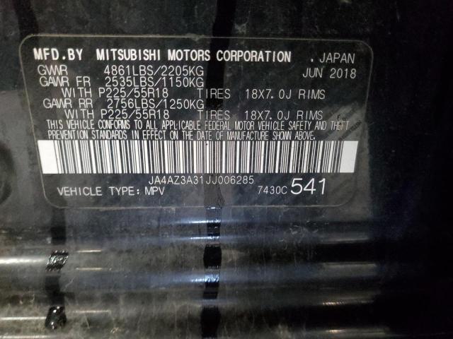 Photo 14 from auction – 2018 MITSUBISHI OUTLANDER with VIN JA4AZ3A31JJ006285