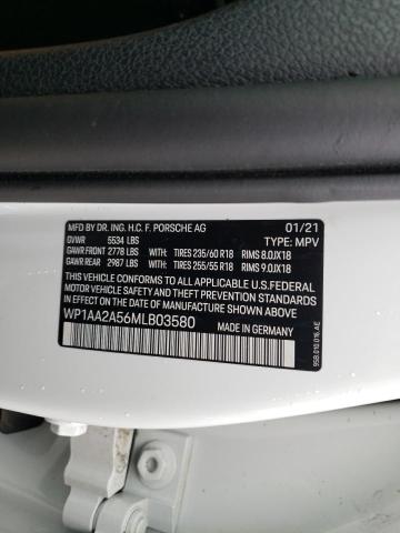 Photo 14 from auction – 2021 PORSCHE MACAN with VIN WP1AA2A56MLB03580