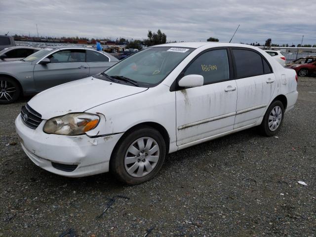 TOYOTA COROLLA CE 2004 with VIN 2T1BR32E54C265050 - Photo from auction