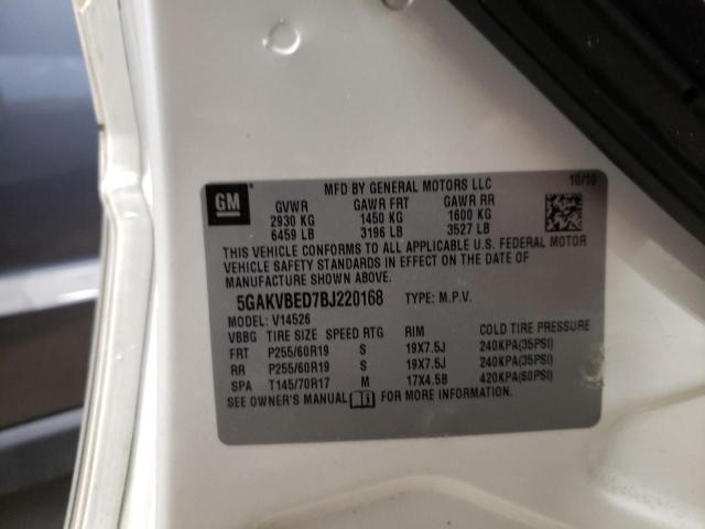 Photo 14 from auction – 2011 BUICK ENCLAVE CX with VIN 5GAKVBED7BJ220168