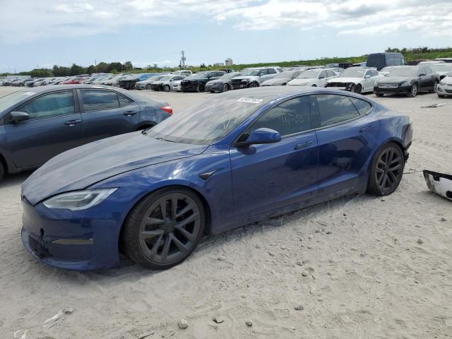 TESLA MODEL S 2021 with VIN 5YJSA1E68MF452830 - Photo from auction