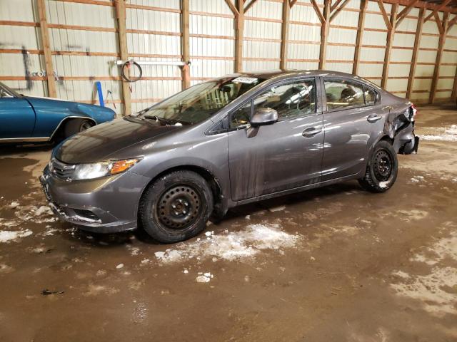 HONDA CIVIC LX 2012 with VIN 2HGFB2F54CH027142 - Photo from auction
