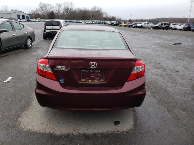 Фото 6 с аукциона – 2012 HONDA CIVIC LX с VIN 19XFB2F52CE330169