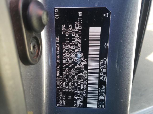 Photo 14 from auction – 2013 LEXUS RX 350 BAS with VIN 2T2BK1BA2DC192608