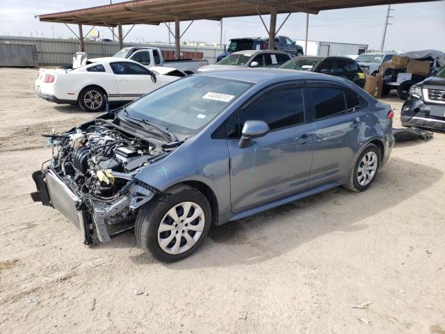 TOYOTA COROLLA LE 2021 with VIN JTDEPMAE9MJ153298 - Photo from auction