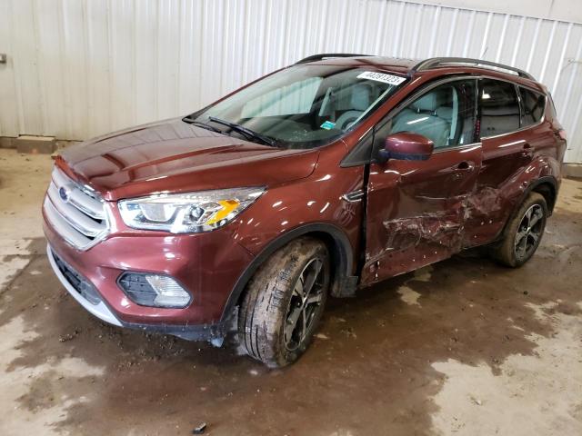FORD ESCAPE SEL 2018 with VIN 1FMCU9HDXJUC39932 - Photo from auction