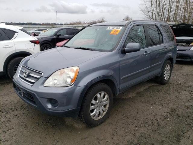 HONDA CR-V SE 2006 with VIN JHLRD78946C007342 - Photo from auction