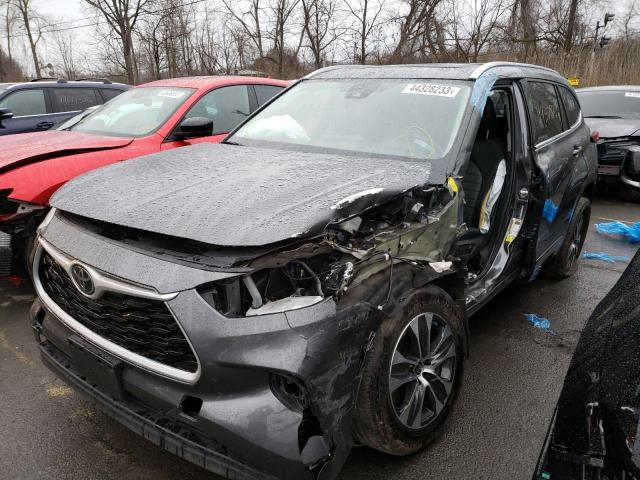TOYOTA HIGHLANDER 2021 with VIN 5TDHZRBH0MS540273 - Photo from auction