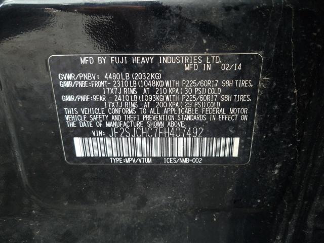 Photo 14 from auction – 2015 SUBARU FORESTER 2 with VIN JF2SJCHC7FH407492
