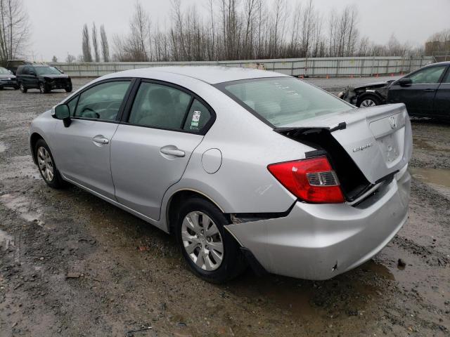 Photo 2 from auction – 2012 HONDA CIVIC LX with VIN 2HGFB2F5XCH606765