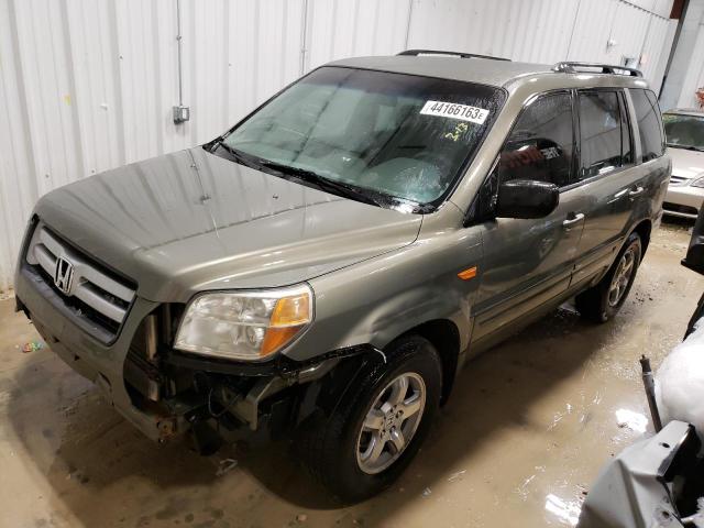 HONDA PILOT EX 2007 with VIN 2HKYF18457H500876 - Photo from auction