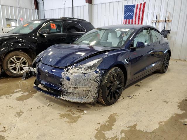 TESLA MODEL 3 2023 with VIN 5YJ3E1EC5PF420758 - Photo from auction