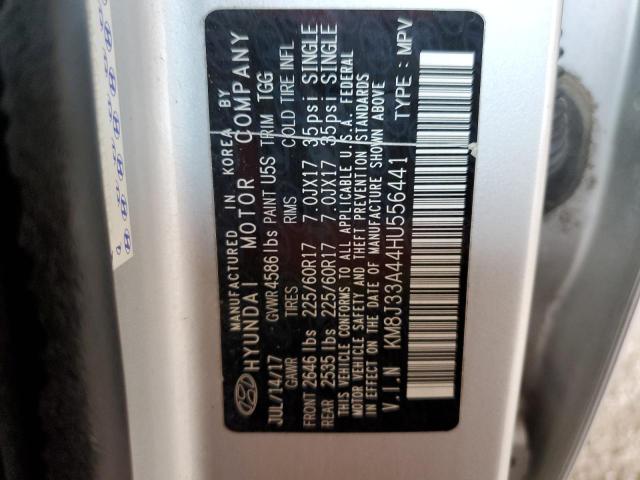 Photo 14 from auction – 2017 HYUNDAI TUCSON LIM with VIN KM8J33A44HU556441