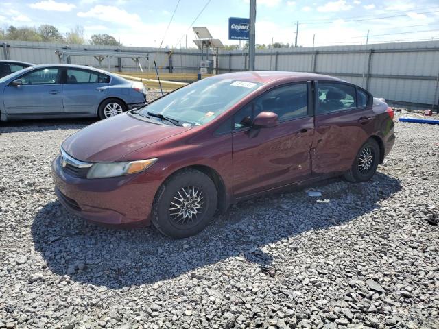 HONDA CIVIC LX 2012 with VIN 19XFB2F51CE074851 - Photo from auction