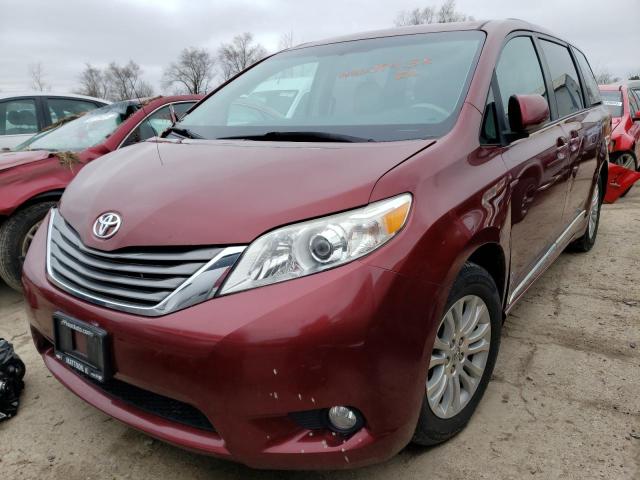 TOYOTA SIENNA XLE 2012 with VIN 5TDYK3DC4CS181558 - Photo from auction