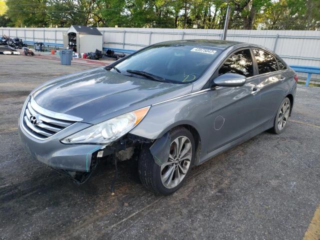 HYUNDAI SONATA SE 2014 with VIN 5NPEC4AC8EH909871 - Photo from auction