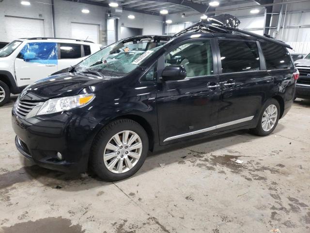 TOYOTA SIENNA XLE 2017 with VIN 5TDDZ3DC1HS182829 - Photo from auction