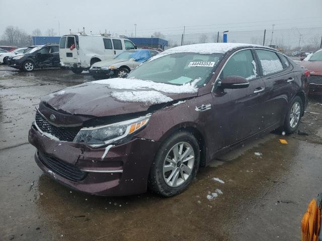 KIA OPTIMA LX 2016 with VIN 5XXGT4L37GG101645 - Photo from auction