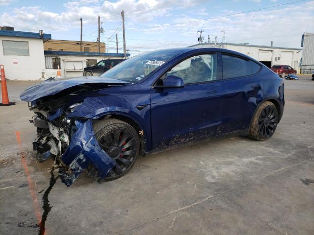 TESLA MODEL Y 2022 مع رقم تعريف المركبة 7SAYGDEF5NF541401 - صورة من المزاد