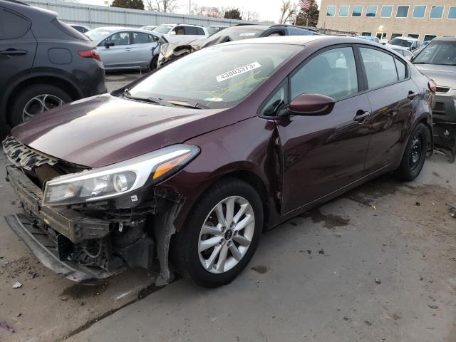 KIA FORTE LX 2017 with VIN 3KPFL4A71HE132532 - Photo from auction