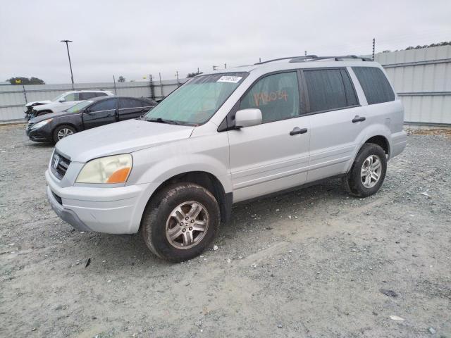 HONDA PILOT EXL 2005 with VIN 5FNYF18565B059649 - Photo from auction