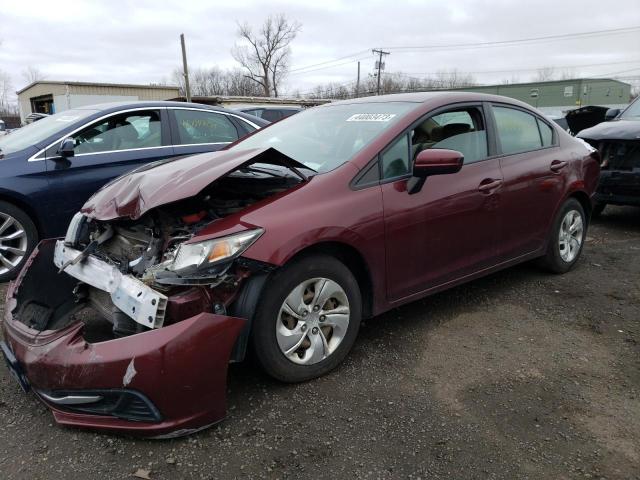 HONDA CIVIC LX 2014 with VIN 2HGFB2F53EH510592 - Photo from auction