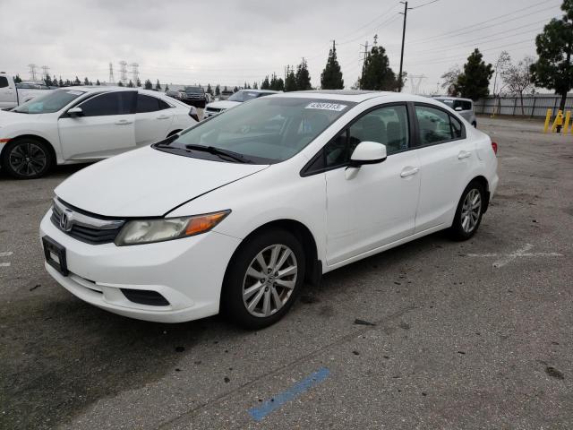 HONDA CIVIC EX 2012 with VIN 19XFB2F87CE306850 - Photo from auction