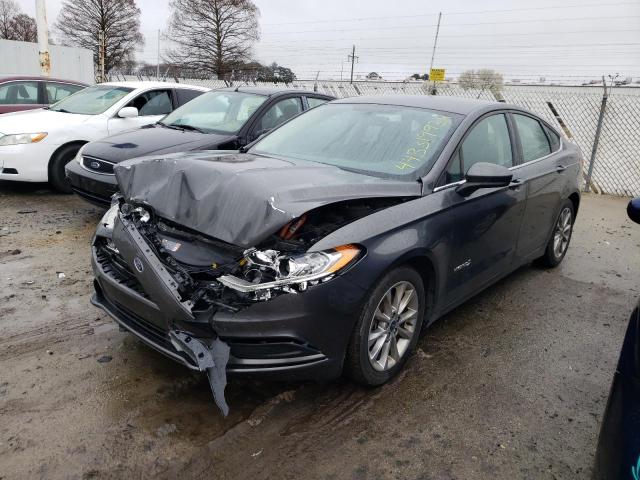 FORD FUSION SE 2017 with VIN 3FA6P0LU8HR364446 - Photo from auction