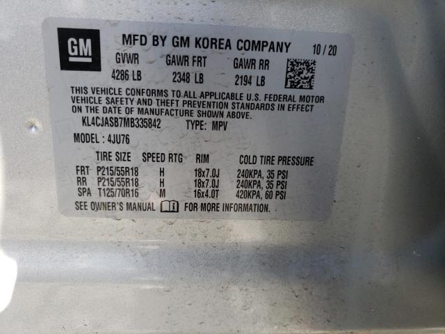 Photo 14 from auction – 2021 BUICK ENCORE PRE with VIN KL4CJASB7MB335842