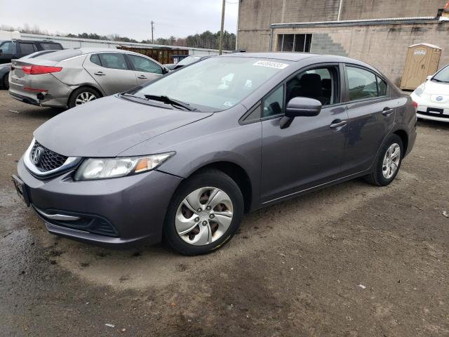 HONDA CIVIC LX 2014 with VIN 2HGFB2F57EH529873 - Photo from auction