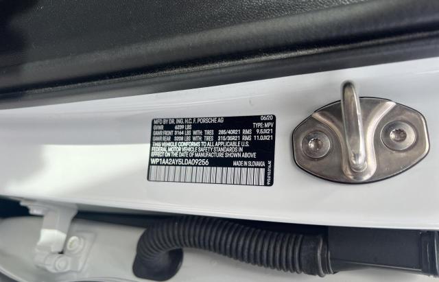 Photo 10 from auction – 2020 PORSCHE CAYENNE with VIN WP1AA2AY5LDA09256