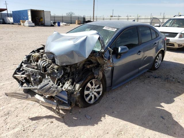 TOYOTA COROLLA LE 2020 with VIN 5YFEPRAE3LP093655 - Photo from auction