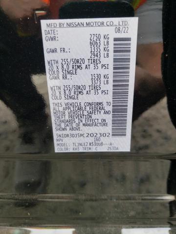 Photo 14 from auction – 2023 NISSAN PATHFINDER with VIN 5N1DR3DJ5PC202302