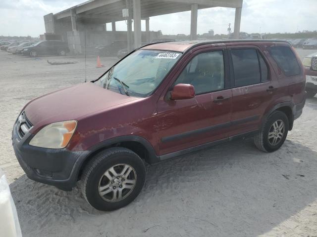 HONDA CR-V EX 2003 with VIN JHLRD78873C028608 - Photo from auction